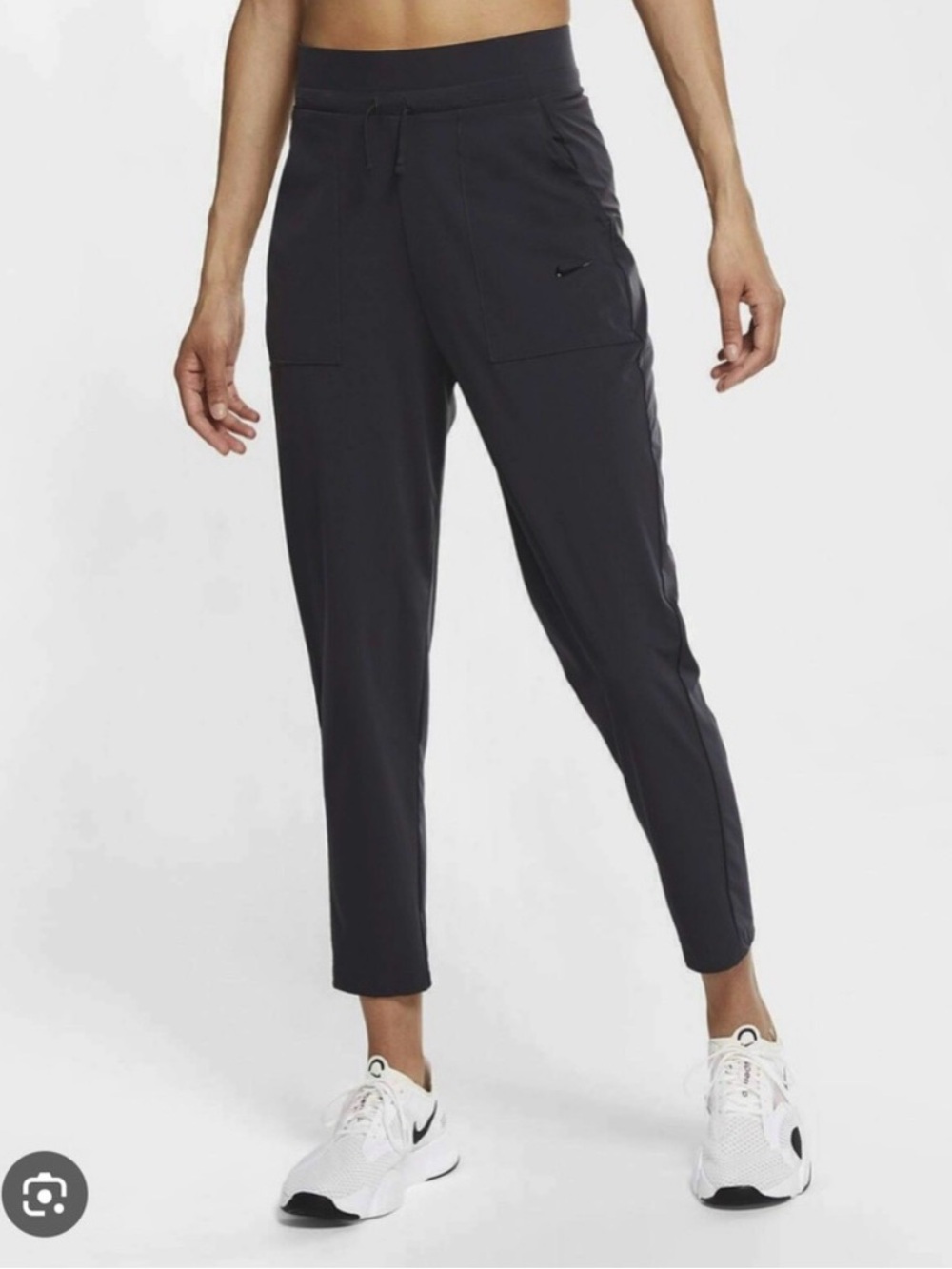 Nike | Bliss Lux Black Slim-Fit Training Pants | Size = S